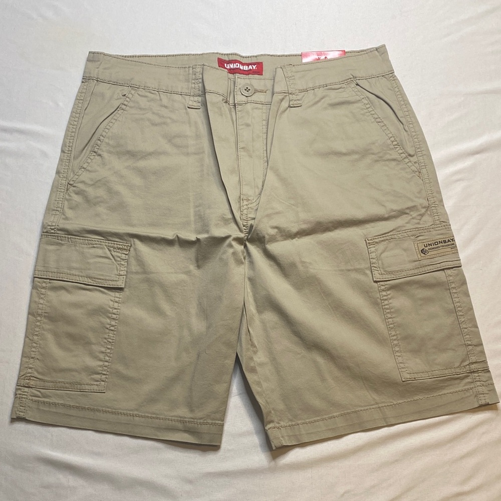 UNIONBAY Men's Khaki‎ Cargo Shorts
